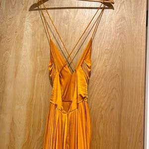 Gucci silk pleated dress